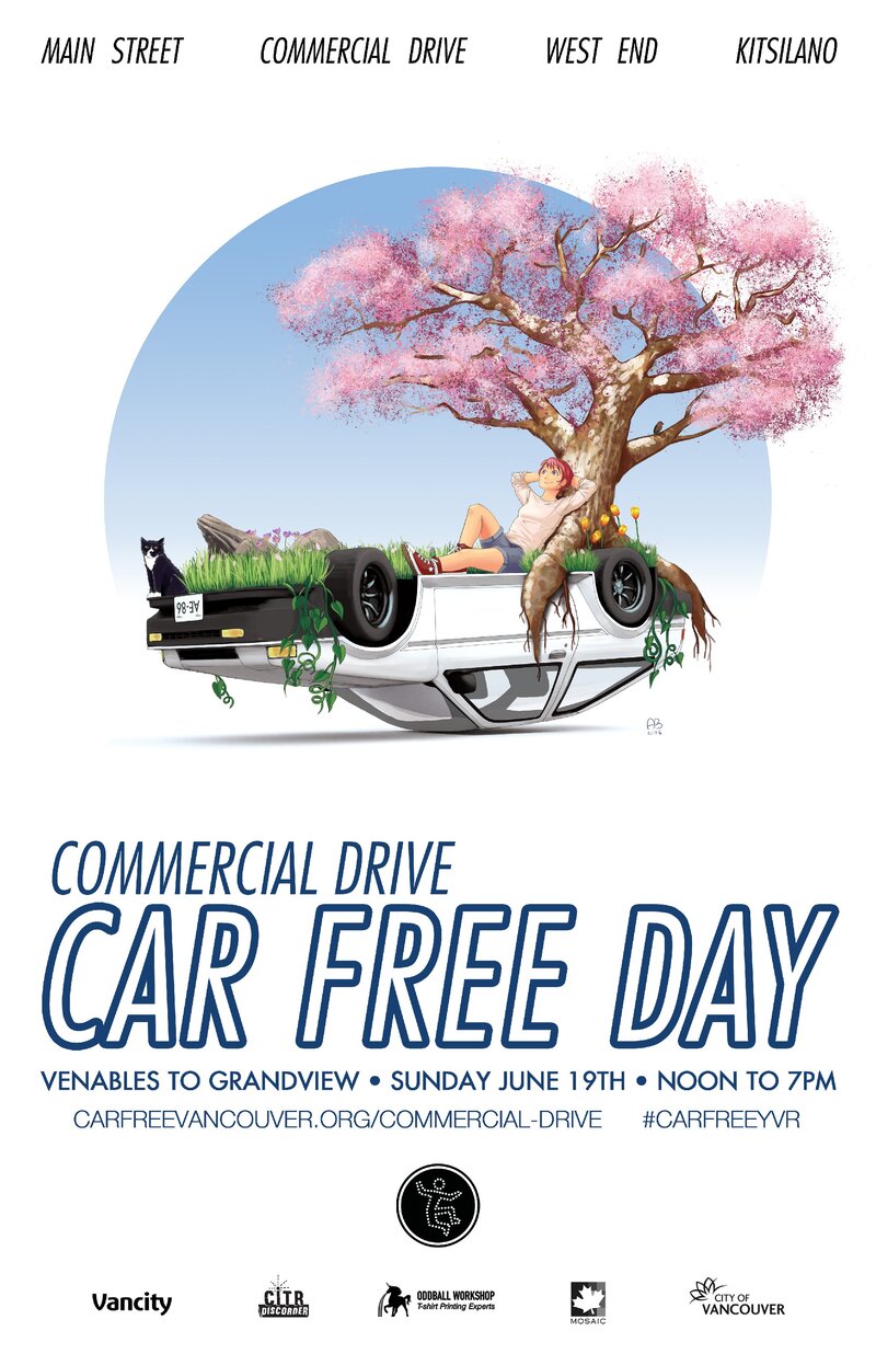 Car Free Day Festival - Commercial Drive: Musical Performers TBA @ Commercial Drive Festival - Jun 19, 2016