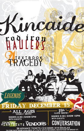 Chris' Farewell show part II (with booze!!): Kincaide, Rod Iron Haulers, A Textbook Tragedy, conversation @ Element Dec 15 2006 - May 10th @ Element