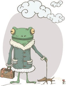 I'm new here by 
Eliska Liska