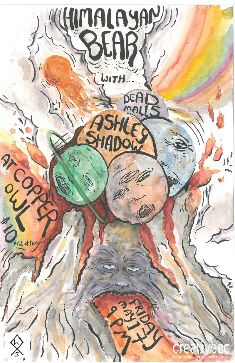 The Himalayan Bear, Ashley Shadow, Dead Malls @ Copper Owl May 17 2019 - May 8th @ Copper Owl