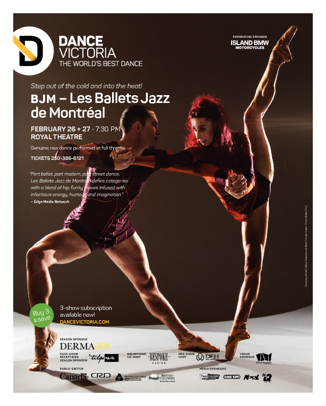 Les Ballets Jazz de Montreal @ Royal Theatre Box Office - Feb 26, 2016
