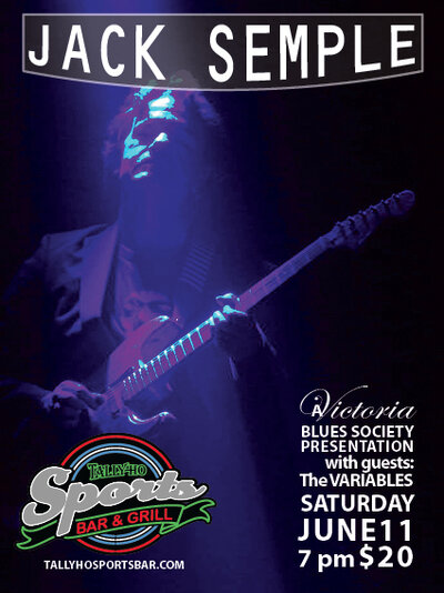 Jack Semple, The Variables @ Tally Ho Sports Bar and Grill Jun 11 2016 - May 13th @ Tally Ho Sports Bar and Grill