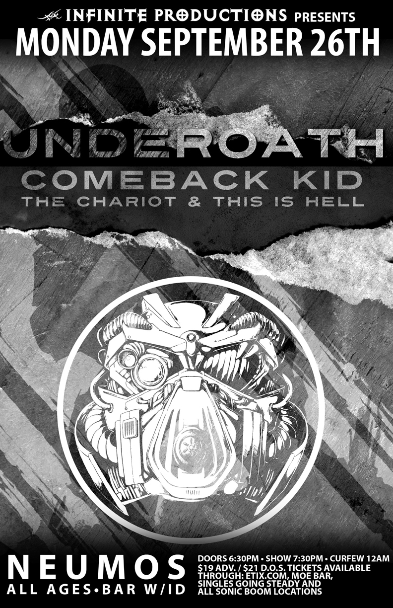 UnderOATH, Comeback Kid, The Chariot, This is Hell @ Neumos Sep 26 2011 - May 6th @ Neumos