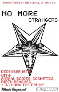 Black Christmas Edition: Animal Bodies , Cosmetics, Dirty Beaches @ The Cobalt - Dec 10, 2010