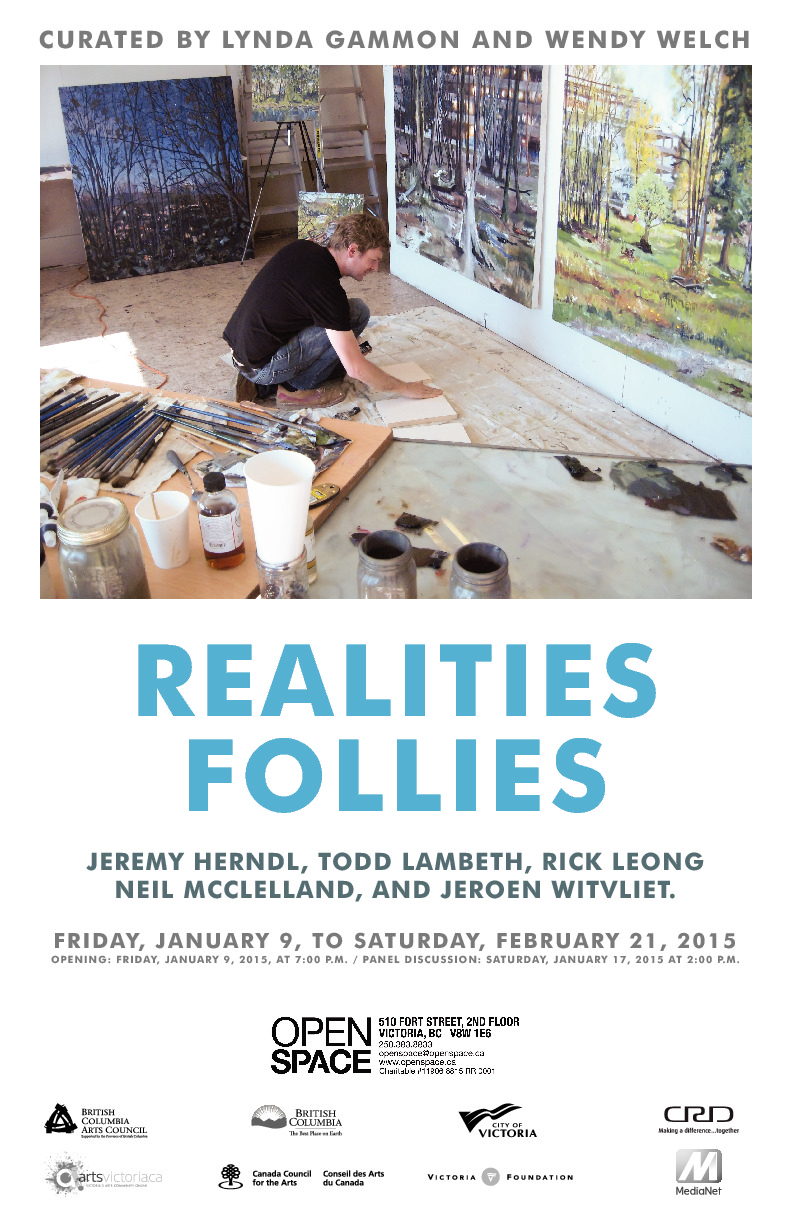 Realities Follies: Jeremy Herndl, Todd Lambeth, Rick Leong, Neil McClelland, Jeoren Witvliet @ Open Space Jan 9 2015 - Jun 15th @ Open Space