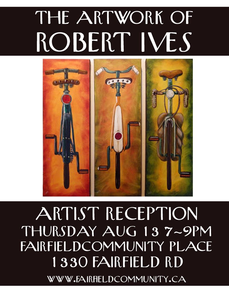 Robert Ives Artist Reception: Robert Ives- painter @ Fairfield Gonzales Community Association - Aug 13, 2015