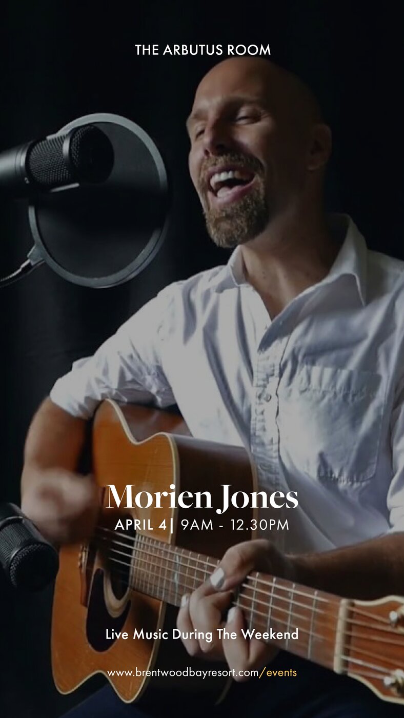 Easter Brunch Live Mojo Music with Morien Jones: Morien Jones @ Brentwood Bay Resort And Spa - Apr 04, 2021