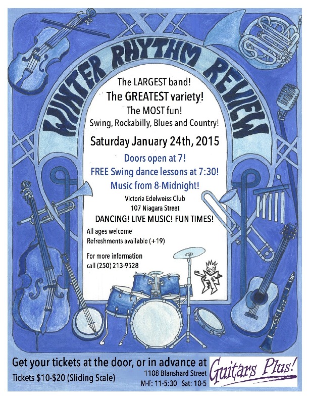 WINTER RHYTHM REVIEW @ Victoria Edelweiss Club Dec 31 1969 - May 8th @ Victoria Edelweiss Club
