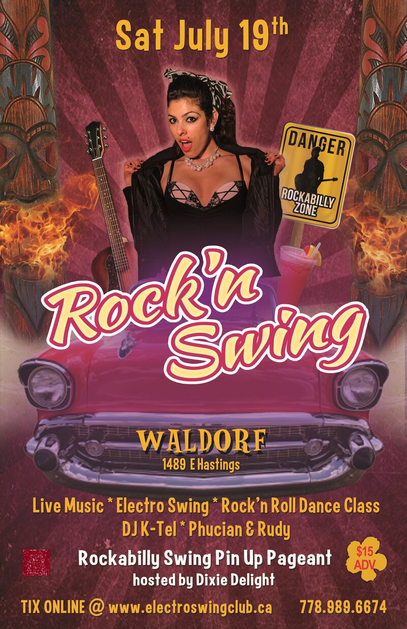 Rock'n Swing Extravaganza: K-Tel, Sound Architecture @ The Waldorf Jul 19 2014 - May 6th @ The Waldorf