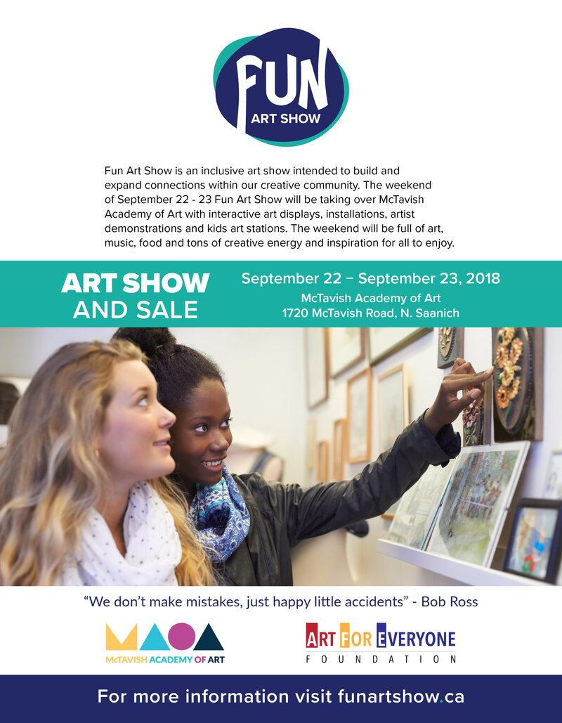 The FUN Art Show @ McTavish Academy of Art - Sep 22, 2018