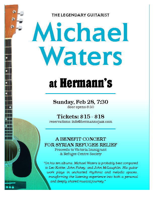 Michael Waters @ Hermann's Jazz Club - Feb 28, 2016