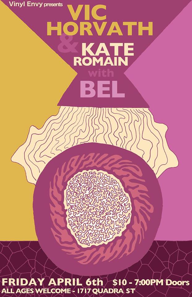 Vic Horvath, Kate Romain, BEL @ Vinyl Envy Apr 6 2018 - May 7th @ Vinyl Envy