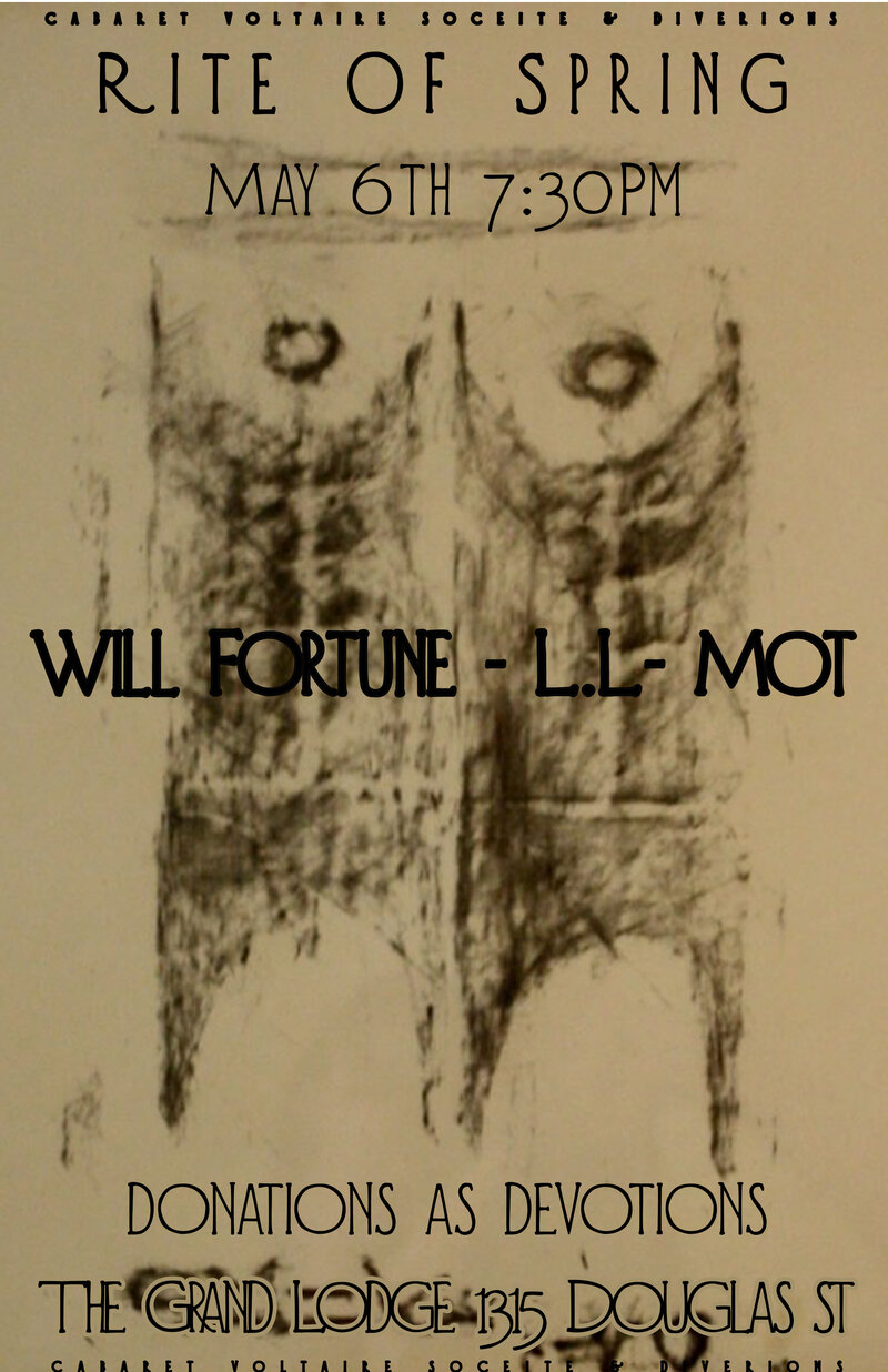 Rite of Spring: Mot, L.L, Will Fortune @ Odd Fellows Hall May 6 2019 - May 13th @ Odd Fellows Hall