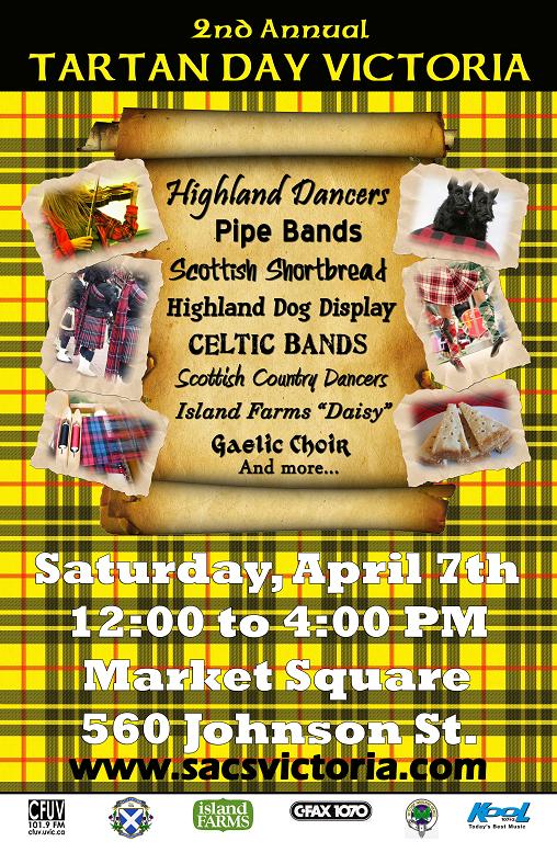 COOKEILIDH - Tartan Day Victoria: Cookeilidh @ Market Square - Apr 07, 2012