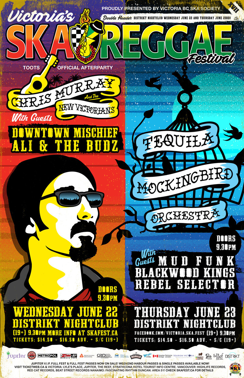 Tequila Mockingbird Orchestra, Mud Funk , Blackwood Kings, Rebel Selector @ Distrikt Jun 23 2016 - May 10th @ Distrikt