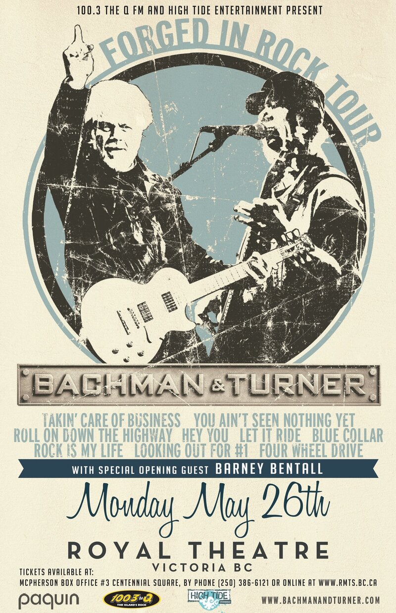 MUSIC BINGO with Ron King!  Bachman-Turner ticket giveaway! @ My Bar and Grill - Apr 24, 2014