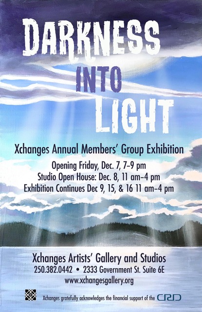DARKNESS into LIGHT: XCHANGES MEMBERS @ Xchanges Gallery Dec 8 2018 - Jun 18th @ Xchanges Gallery