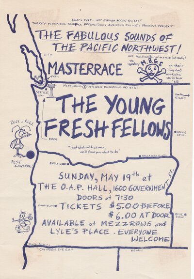 The Young Fresh Fellows, Master Ace @ O.A.P. Hall - May 19, 1985