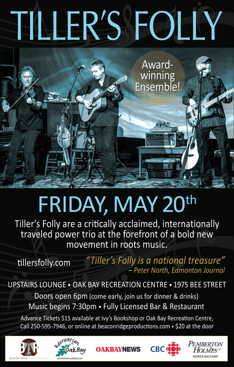 The Tiller's Folly @ Sports View Lounge May 20 2016 - May 13th @ Sports View Lounge