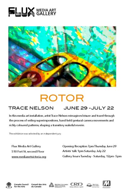 Rotor: Trace Nelson @ Flux Media Gallery Jun 29 2017 - May 17th @ Flux Media Gallery