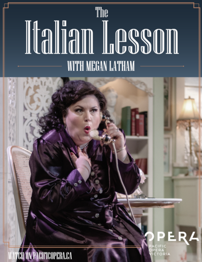 The Italian Lesson & Bon App&eacute;tit!: Megan Latham @ Online May 21 2021 - Jun 7th @ Online