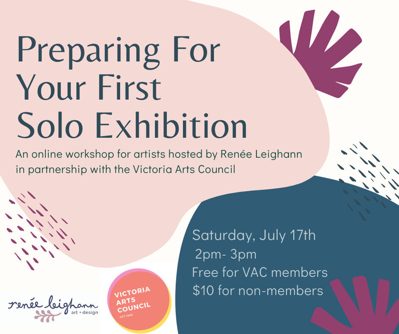 Preparing You First Solo Exhibition: renee leighann @ Online Jul 17 2021 - Jun 9th @ Online