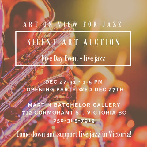 Art For Jazz- Save Hermans Jazz Club Art Auction @ Martin Batchelor Gallery Dec 27 2017 - Apr 30th @ Martin Batchelor Gallery