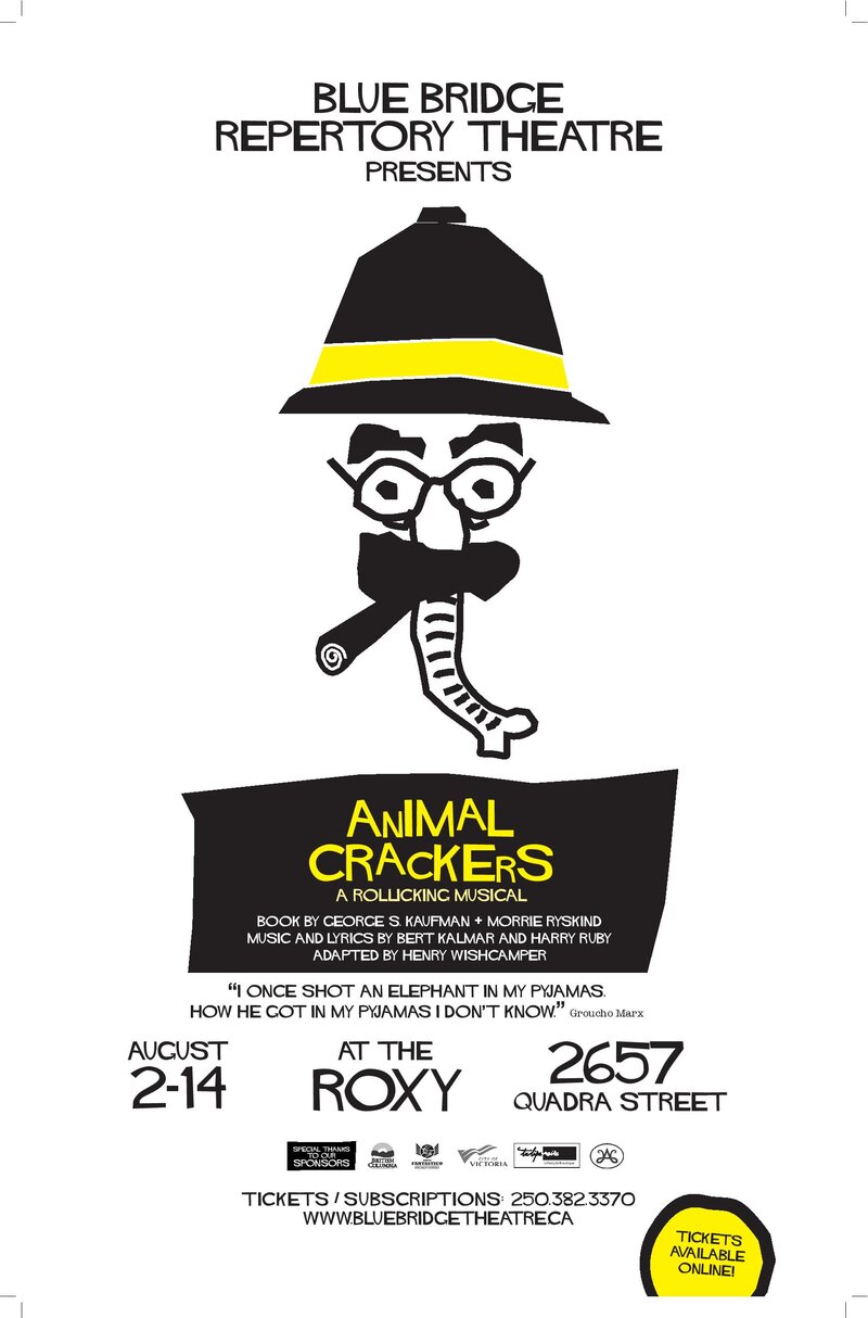 Animal Crackers @ Blue Bridge Repertory Theatre Aug 2 2016 - Jun 27th @ Blue Bridge Repertory Theatre