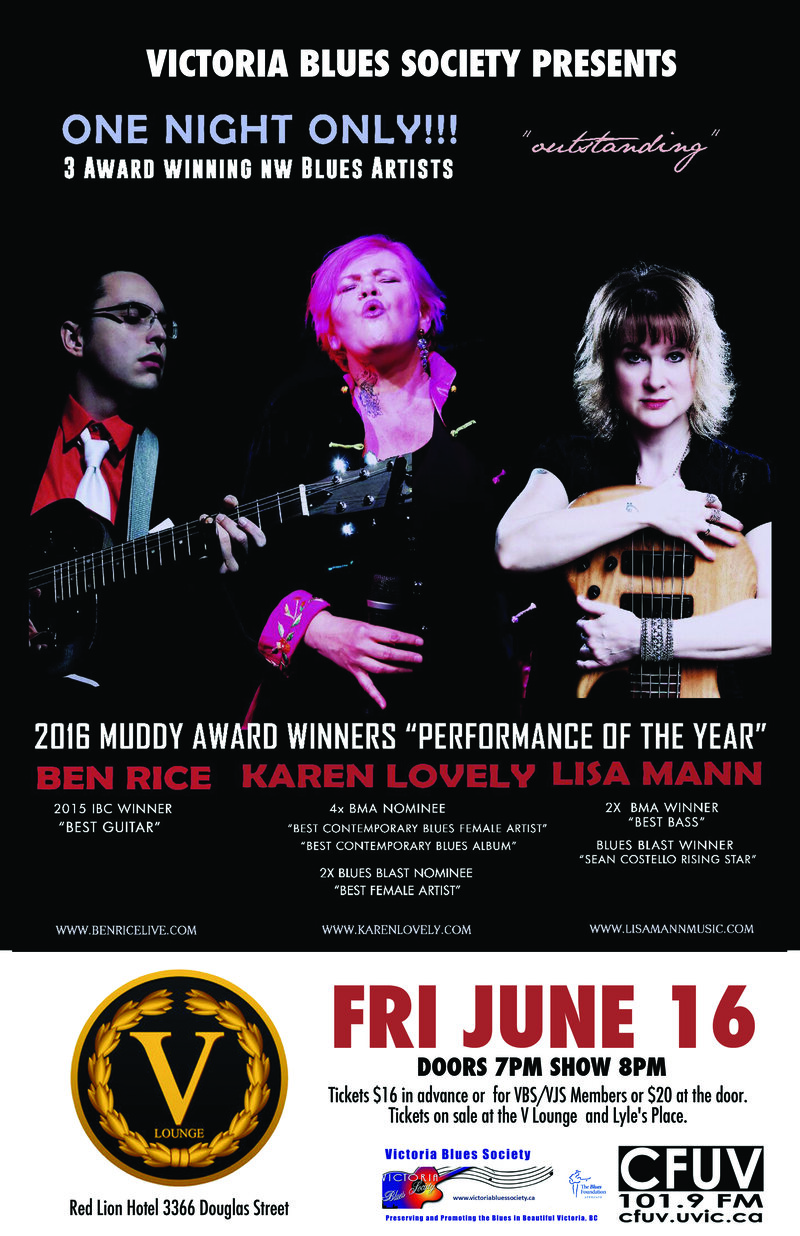 Ben Rice, Karen Lovely & Lisa Mann @ V-lounge Jun 16 2017 - May 6th @ V-lounge