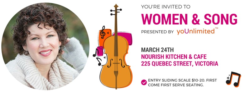 Women & Song presented by yoUnlimited: Kristia Di Gregorio, Showcase Performers TBA @ Nourish in the Harbour - Mar 24, 2016