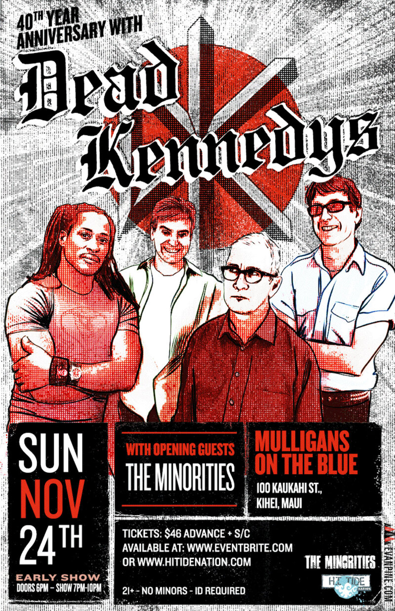 40th Anniversary Concert with Punk Legends: The Dead Kennedys, The Minorities @ Mulligans On The Blue - Nov 24, 2019