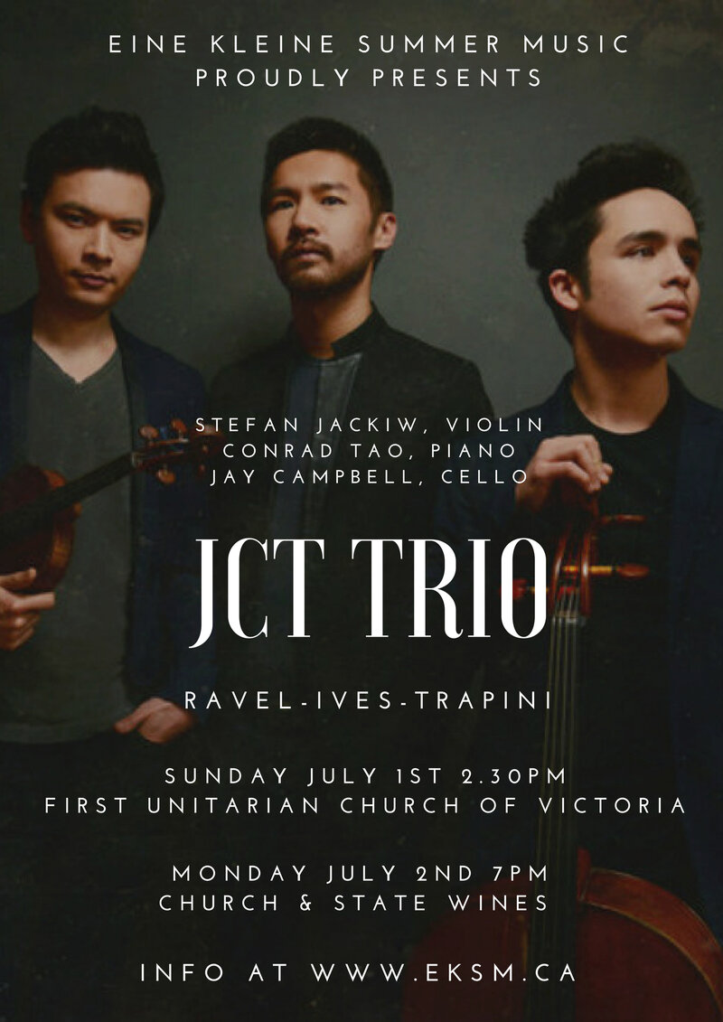 JCT Trio at First Unitarian Church of Victoria: JCT Trio @ First Unitarian Church of Victoria - Jul 01, 2018