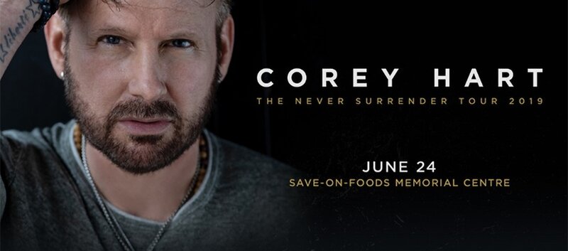THE NEVER SURRENDER TOUR: Corey Hart, Glass Tiger (Special Guests) @ Save-On-Foods Memorial Centre - Jun 24, 2019