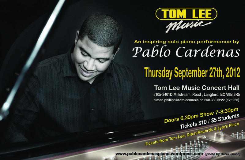 Pablo Cardenas @ Tom Lee Music - Sep 27, 2012