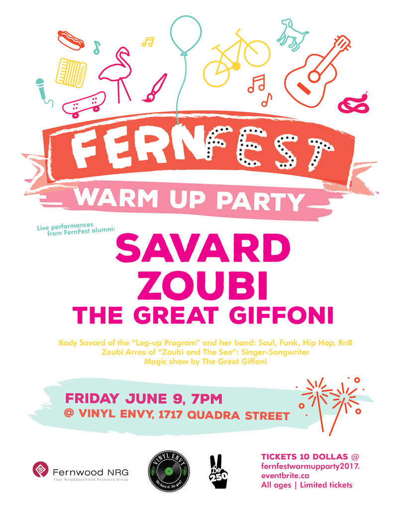 Zoubi Arros, Kady Savard , The Great Giffoni Magic Show @ Vinyl Envy Jun 9 2017 - May 9th @ Vinyl Envy