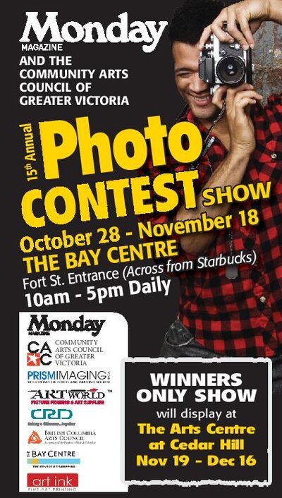 Monday Magazine Photo Contest @ The Bay Centre Unit 228C - Oct 28, 2015
