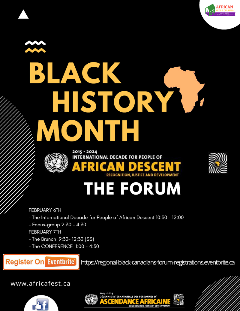 BLACK HISTORY MONTH - BRUNCH & CONFERENCE @ United Commons (First Metropolitan United Church) - Feb 07, 2020