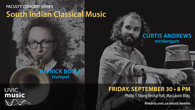 South Indian Classical Music @ Phillip T. Young Recital Hall (Uvic) Sep 30 2016 - Jun 6th @ Phillip T. Young Recital Hall (Uvic)