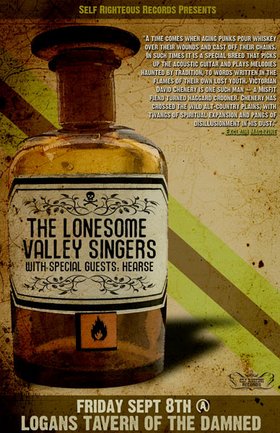 Announcing The Return Of Self Righteous Records Recording Artists The Lonesome Valley Singers: The Lonesome Valley Singers, Hearse, Mike Wren @ Logan's Pub - Sep 08, 2006