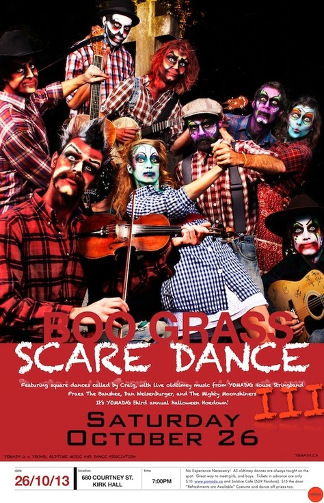 BOO Grass Scare Dance III: The Moonshiners, Dan Weisenburger, FRAEA THE BANSHEE, YOMADA's House Stringband @ St. Andrews Presbyterian Church Oct 26 2013 - May 6th @ St. Andrews Presbyterian Church