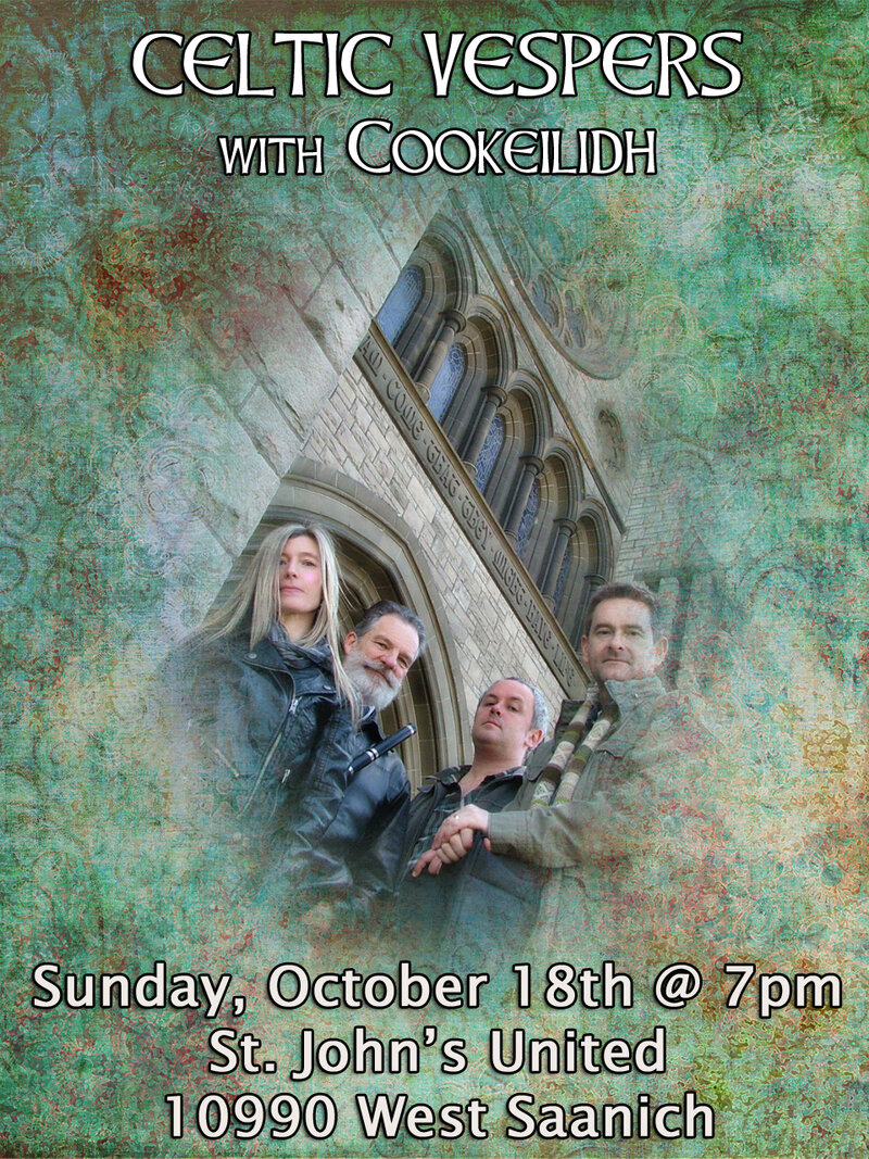 COOKEILIDH - Celtic Vespers: Cookeilidh @ St Johns United Church - Oct 18, 2015
