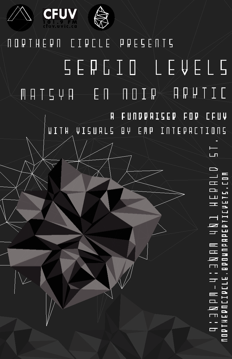 Sergio Levels, MATSYA, En Noir, ARKTIC @ Sunset Labs Mar 25 2016 - May 6th @ Sunset Labs