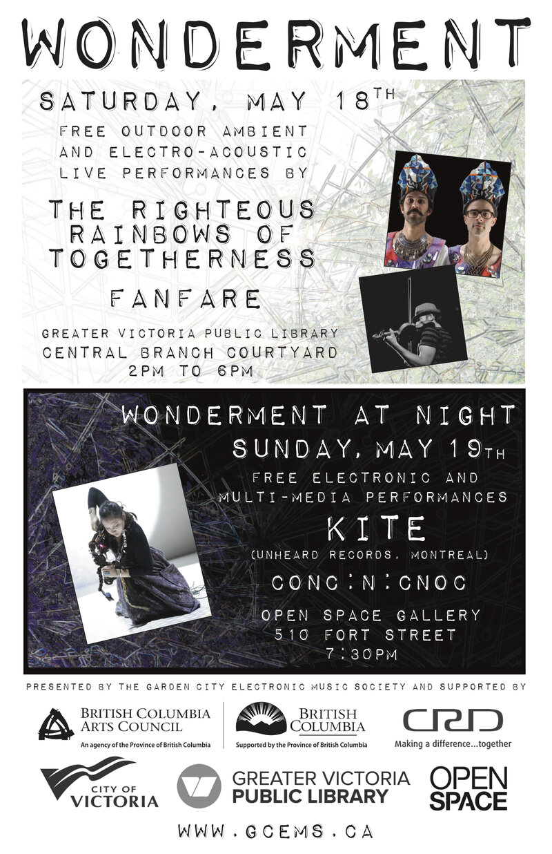 Wonderment: The Righteous Rainbows of Togetherness, Fanfare @ Greater Victoria Public Library - Central Branch May 18 2019 - May 6th @ Greater Victoria Public Library - Central Branch