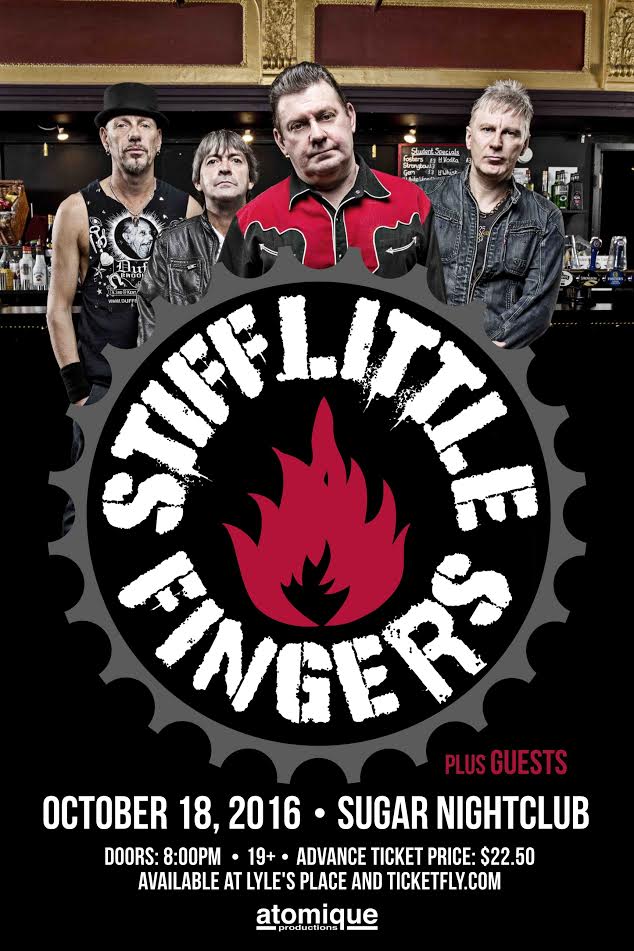 Stiff Little Fingers, The Vicious Cycles @ Capital Ballroom - Oct 18, 2016