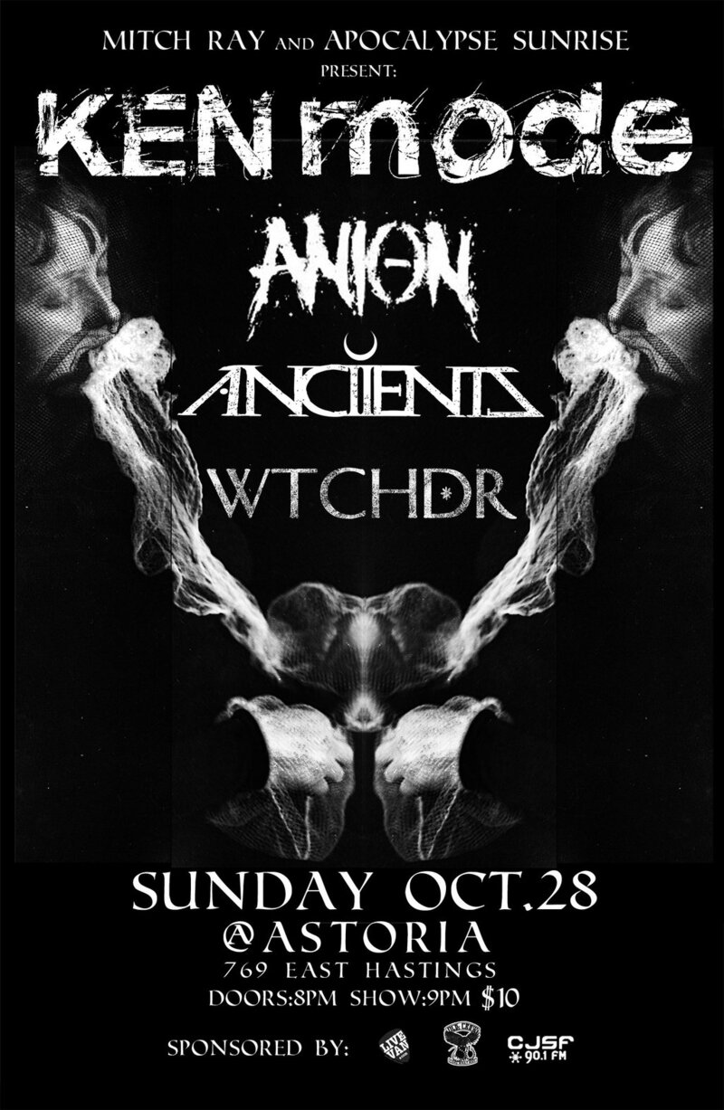 KEN mode, Anion, Anciients, Wtchdr @ The Astoria  - Oct 28, 2012