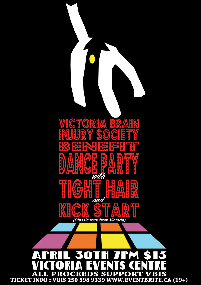 Benefit Dance Party: Tight Hair, KICKSTART @ Victoria Event Centre - Apr 30, 2015