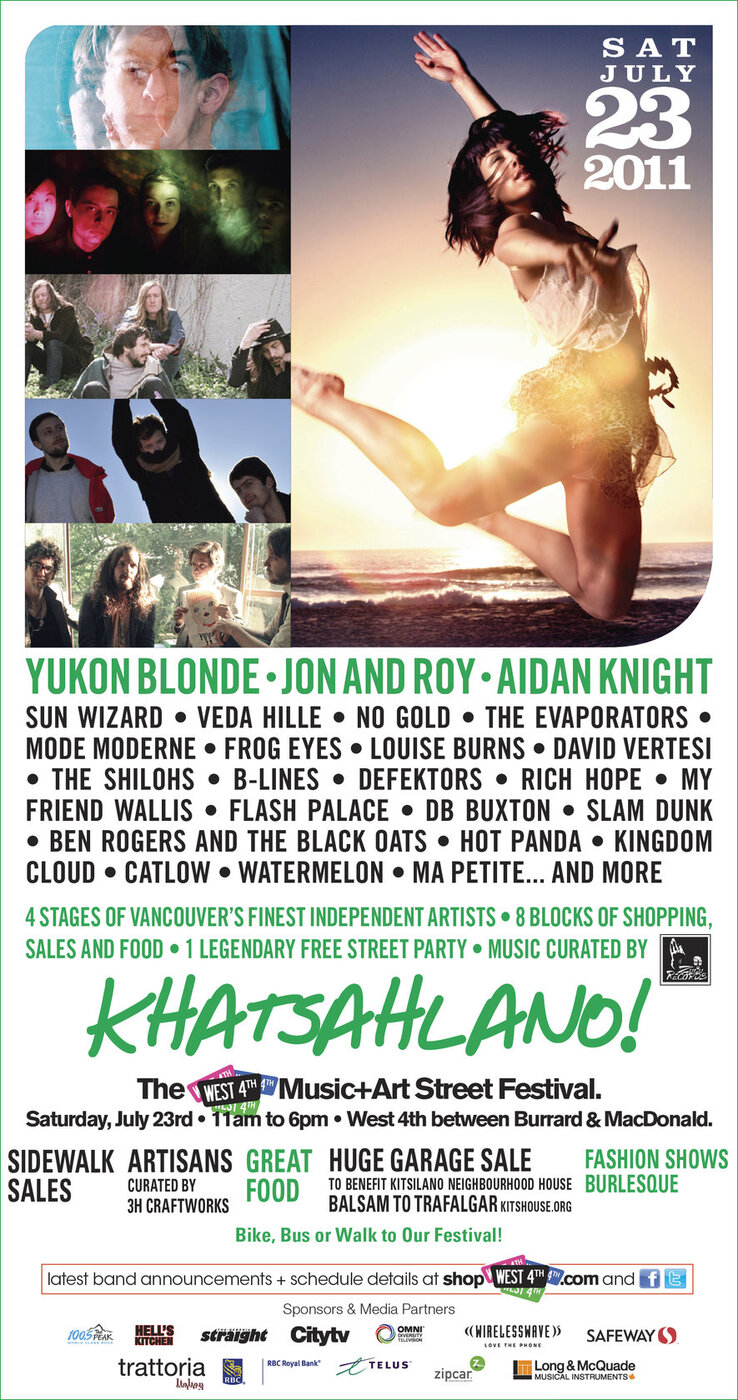 Sun Wizard , Yukon Blonde @ 4th Avenue - Jul 23, 2011