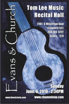 LATIN / MEDITERRANEAN influenced ACOUSTIC GUITAR CONCERT:: Evans & Church @ Tom Lee Music Recital Hall - Jun 06, 2010