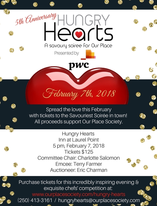 Hungry Hearts @ Laurel Point Inn Terrace - Feb 07, 2018