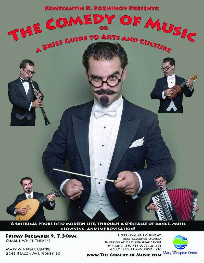 The Comedy of Music: Konstantin Bozhinov @ Mary Winspear Centre Dec 9 2016 - May 7th @ Mary Winspear Centre